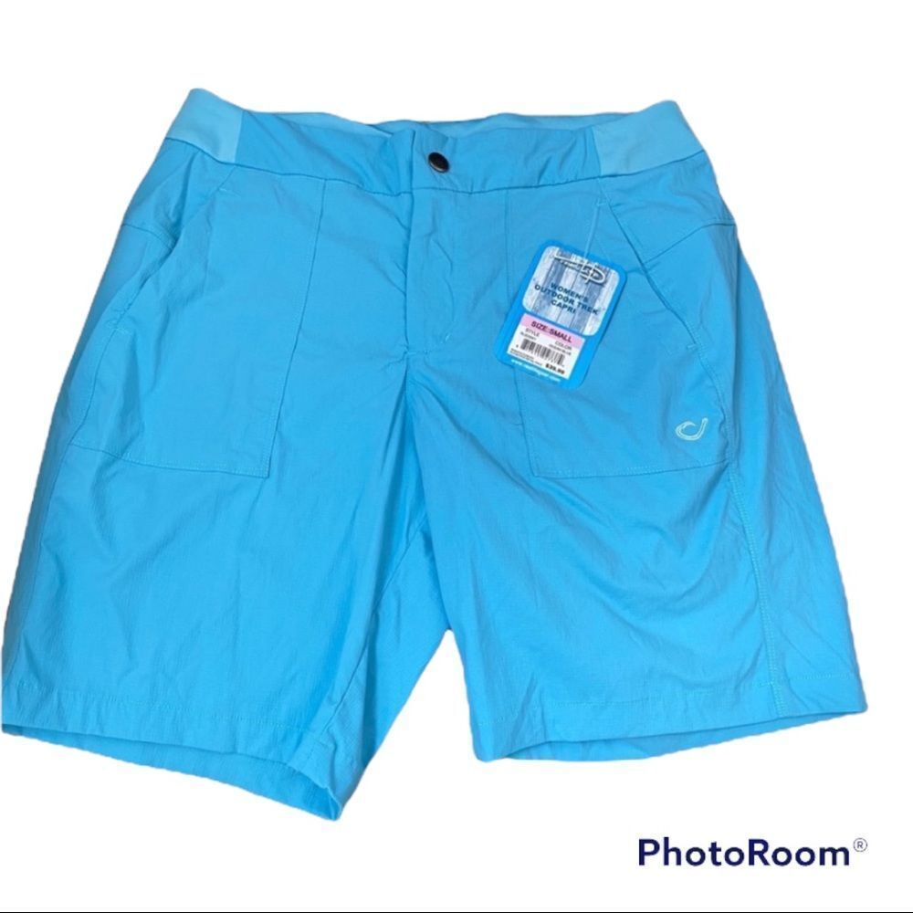 NWT! Reel Life turquoise weather resistant short S